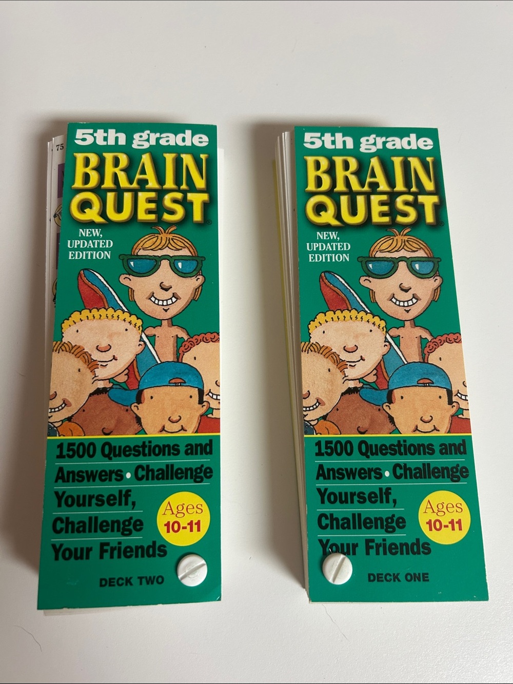 Brain Quest 2 different sets for 5th grade